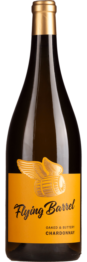 Flying Barrel MAGNUM Oaked & Buttery Chardonnay, fles