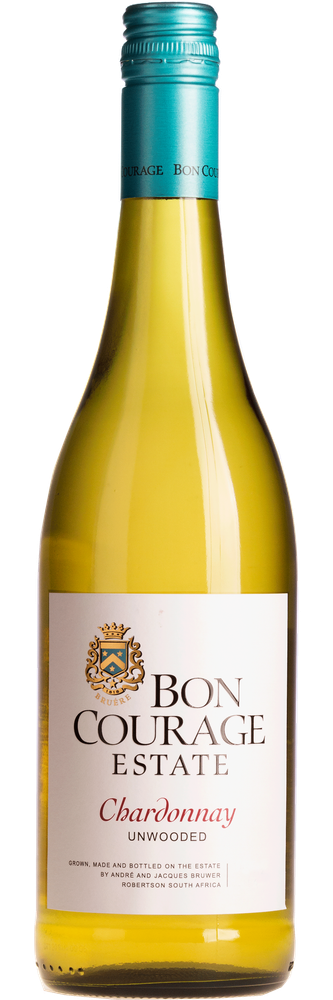 Bon Courage Chardonnay Unwooded, fles