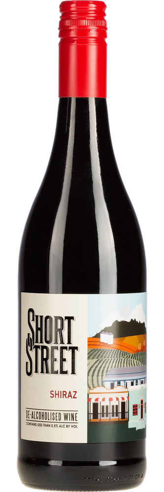 Short Street Shiraz alcoholvrij, fles