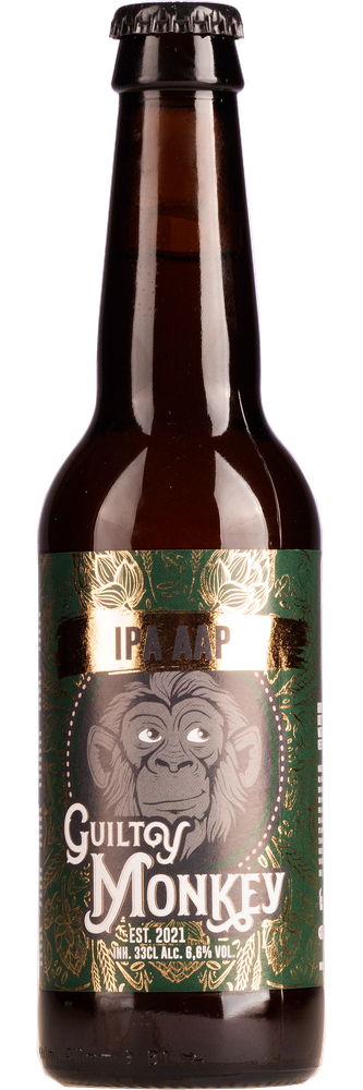 Guilty Monkey IPA Aap, fles