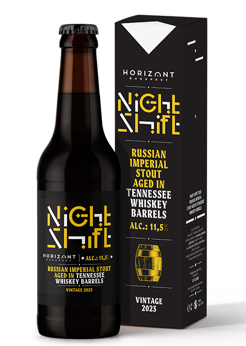 Horizont NS2023 Ten. Whiskey & Bourbon BA Imp Stout, fles