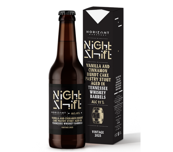 Horizont NS2023 Tennessee Whiskey BA Pastry Stout, fles