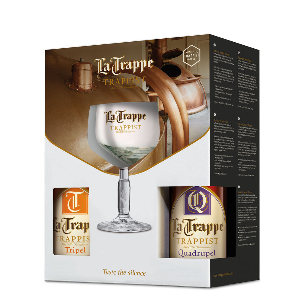 La Trappe 4x33cl+Glas, fles