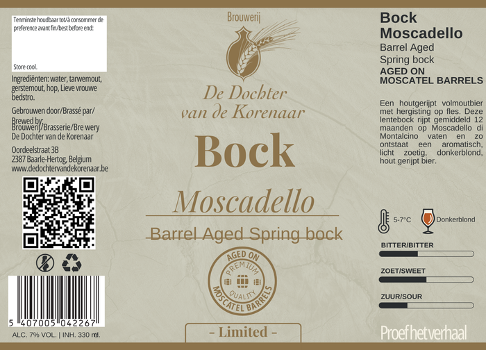 Dochter van de Korenaar Lente Bock Moscadel BA