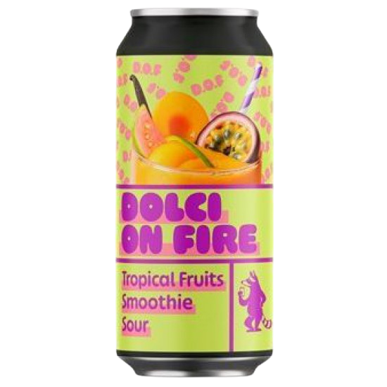 Wild Raccoon DOLCI ON FIRE tropical fruitssmoothiesour, fles