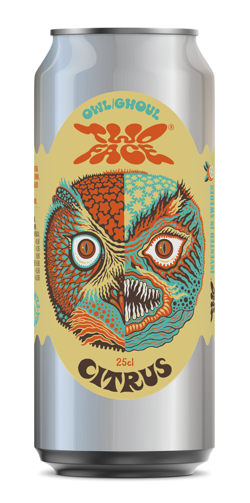 Two Face Citrus Sparkling Tea Non Alc, fles