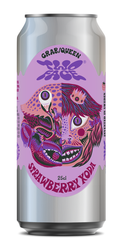 Two Face Strawberry Xoda Sparkling Tea Non Alc