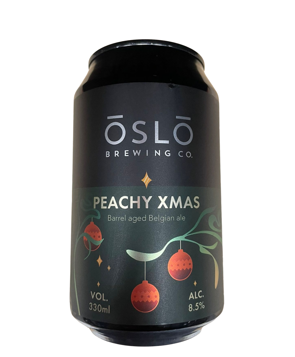 Oslo Brewing Peachy Christmas BA, fles