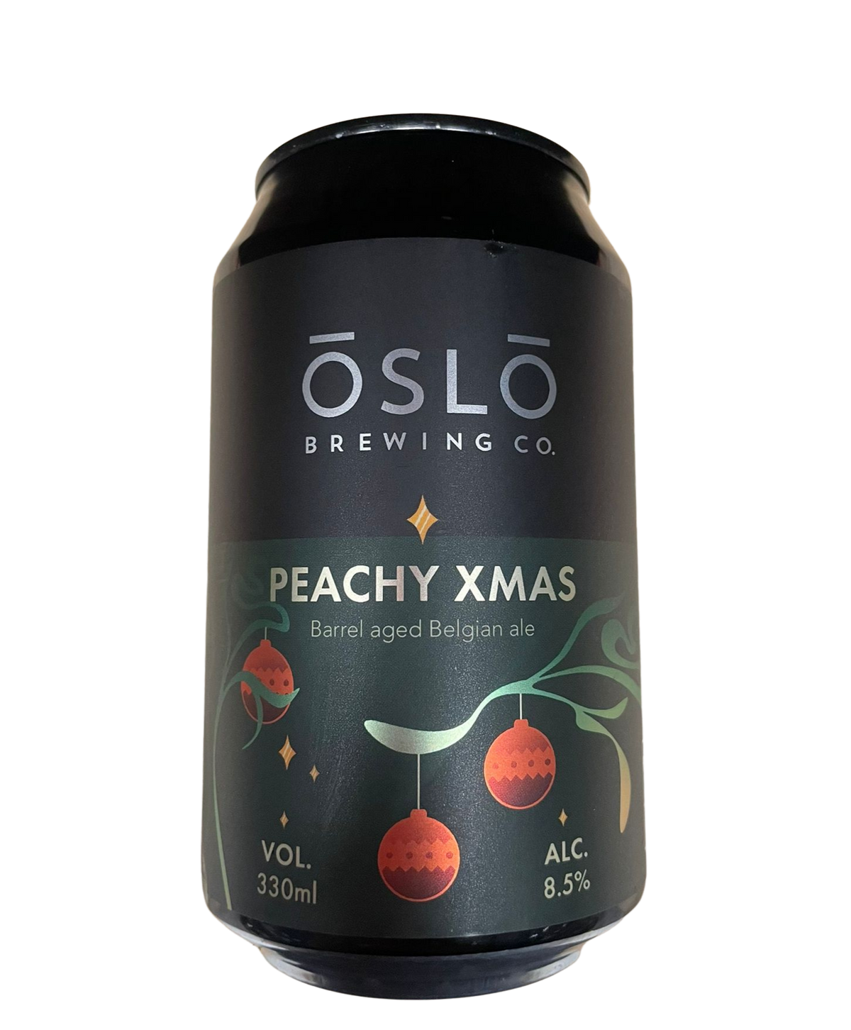 Oslo Brewing Peachy Christmas BA, fles