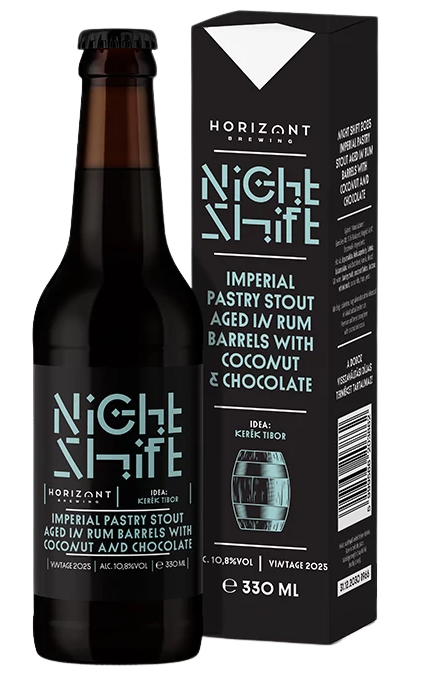 Horizont NS2025 IMPERIAL PASTRY STOUT RUM WITH COCONUT & CHOCOLATE BA, fles