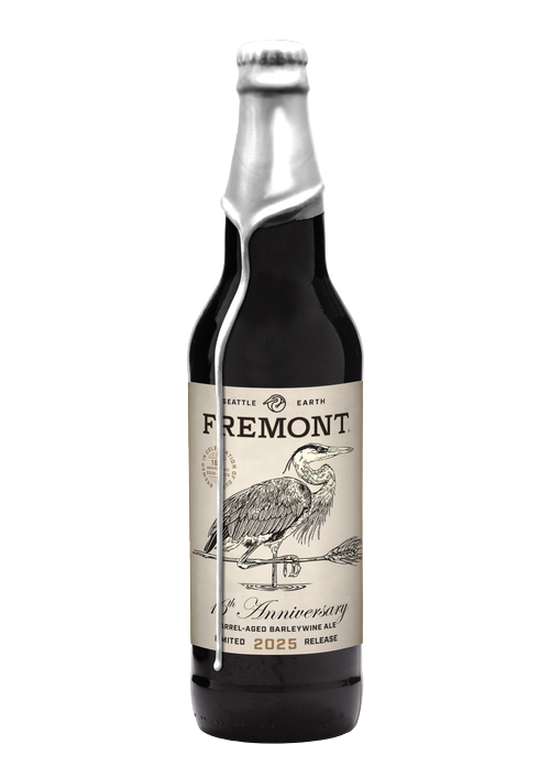 Fremont 16th Anniversary Barrel Aged Barleywine Ale (2025), fles
