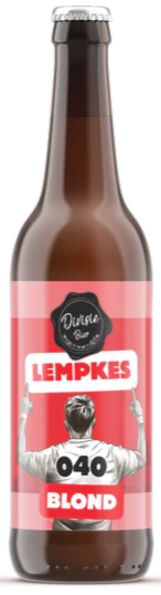 Divisiebier Lempkes Blond, fles