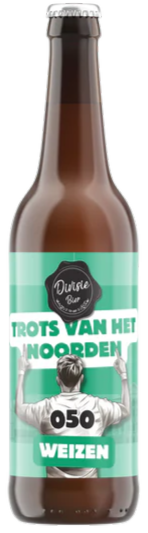 Divisiebier Trots van het Noorden Weizen, fles
