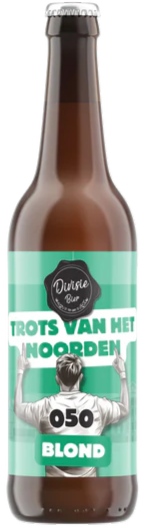 Divisiebier Trots van het Noorden Blond, fles