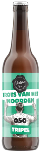 Divisiebier Trots van het Noorden Tripel, fles