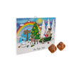 Klassieke adventskalender A5 met standaard motief en logo aan de onderzijde