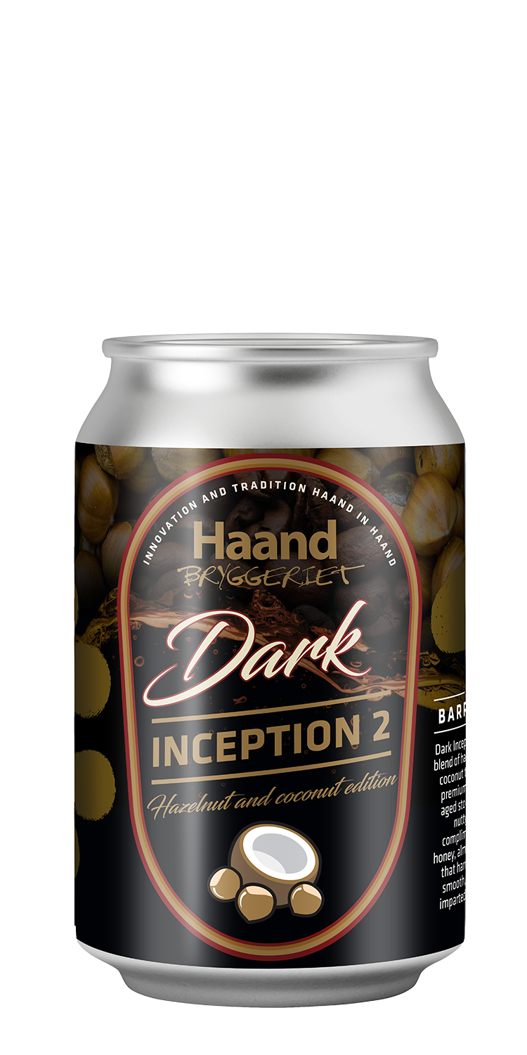 Haand Bryggeriet Dark Inception #2 Hazelnut and Coconut Edition, fles