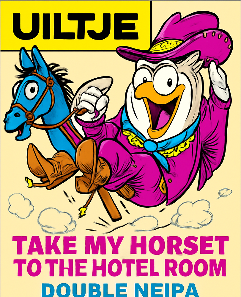 Uiltje TAKE MY HORSE TO THE HOTEL ROOM, fles