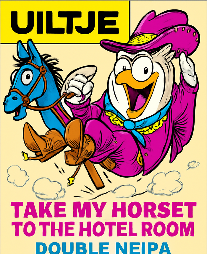 Uiltje TAKE MY HORSE TO THE HOTEL ROOM