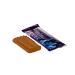 Vegan koffiekoekje in witte folie met full colour bedrukking en logo