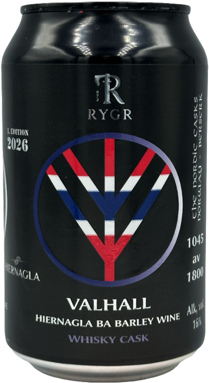 Rygr Bruygghús Valhall Hiernagla Nordic Cask Whiskey, fles