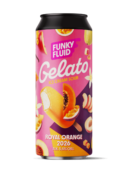 Funky Fluid Gelato: Royal Orange 2026, fles