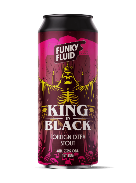 Funky Fluid King in Black, fles