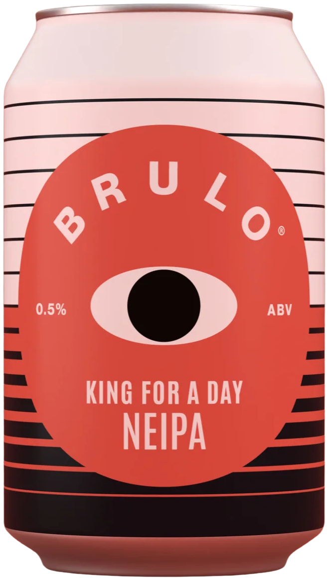 BRULO King For A Day NEIPA Non Alc, fles