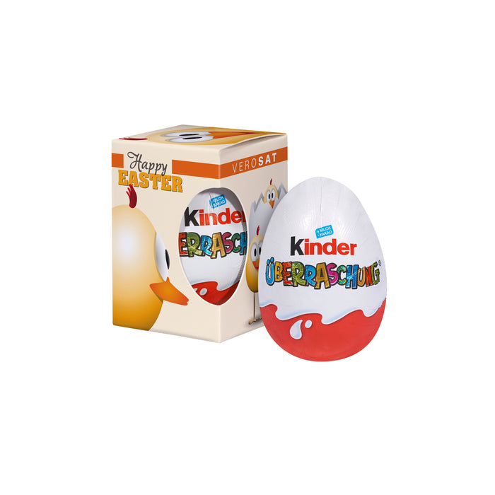 Kinder verrassingsei in full colour bedrukt doosje met logo