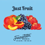 Frequentem Just Fruit (Strawberry, Peach, Concord Grape), fles