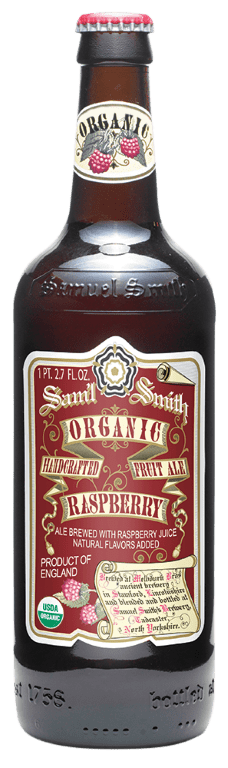 Samuel Smith Organic Raspberry Fruit Beer, fles