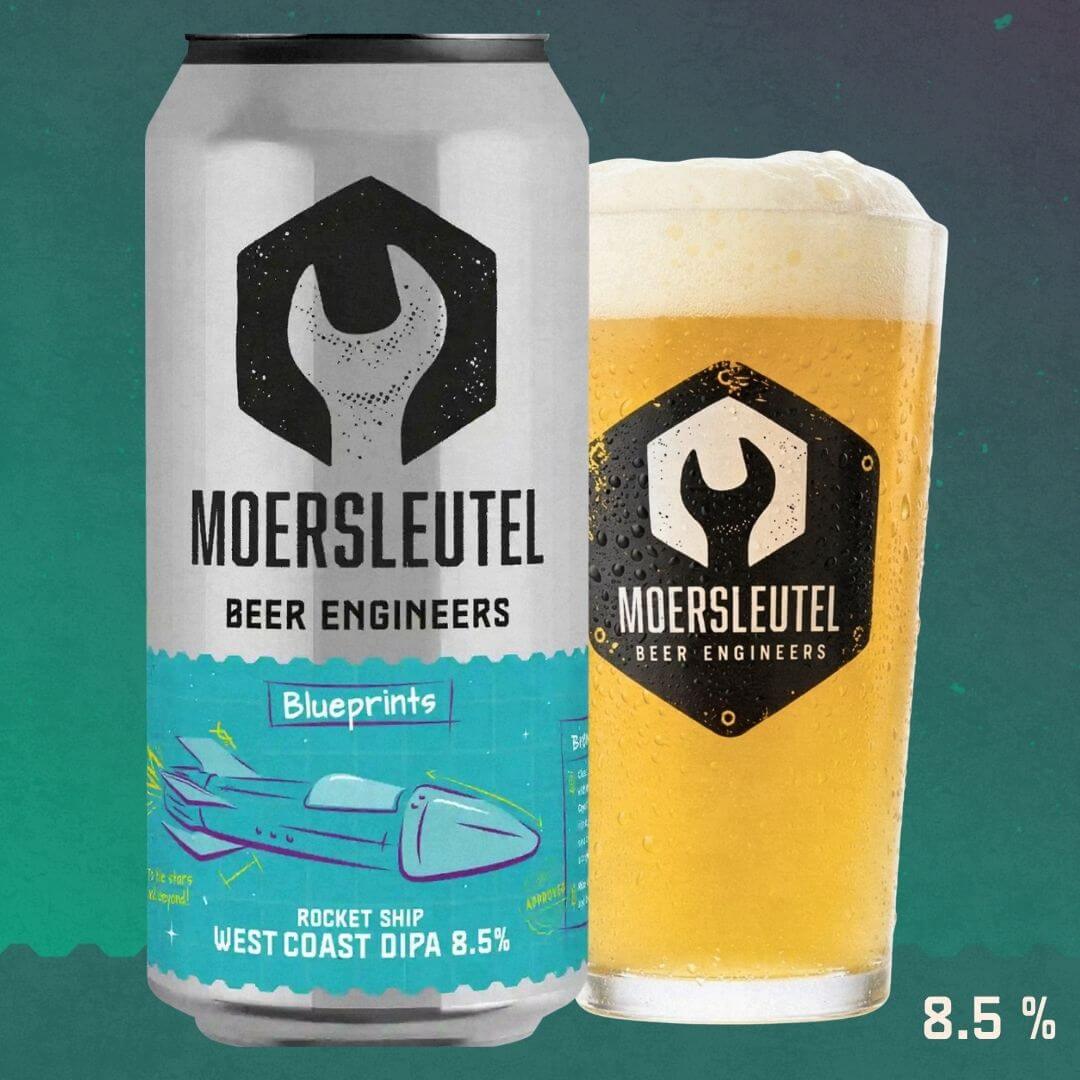 Moersleutel Blueprints: Rocket Ship, fles