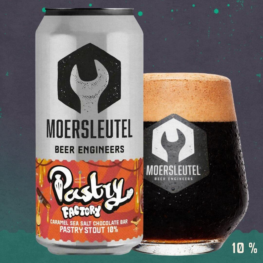 Moersleutel Pastry Factory: Caramel Sea Salt Chocolate Bar, fles
