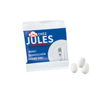 Wit papieren zakje met Tic-Tacs, aan beide zijden in full colour bedrukt met logo