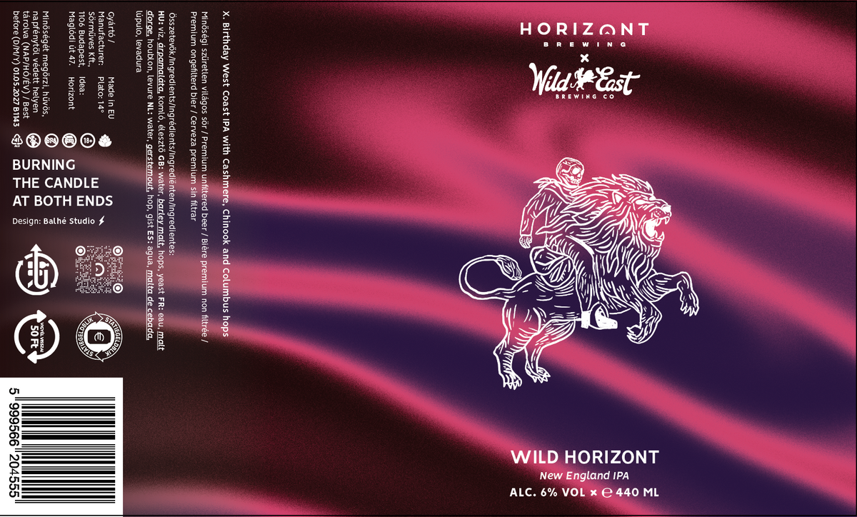 Horizont Wild East (USA) collab - Wild Horizont, fles