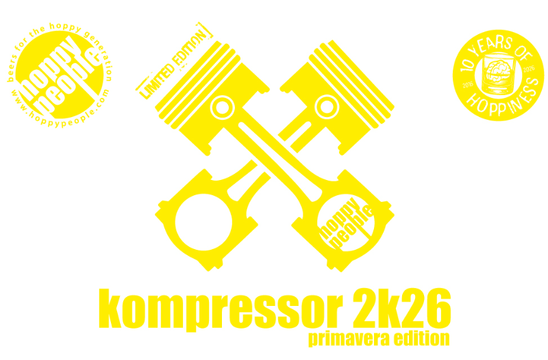 Hoppy People Kompressor 2k26 Primavera Edition, fles