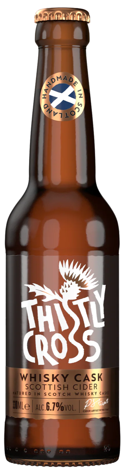 Thistly Cross Whisky Cask BA Cider 0.33, fles