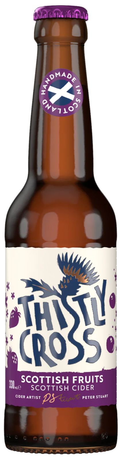 Thistly Cross Scottish Fruits Sparkling Cider 0.33, fles