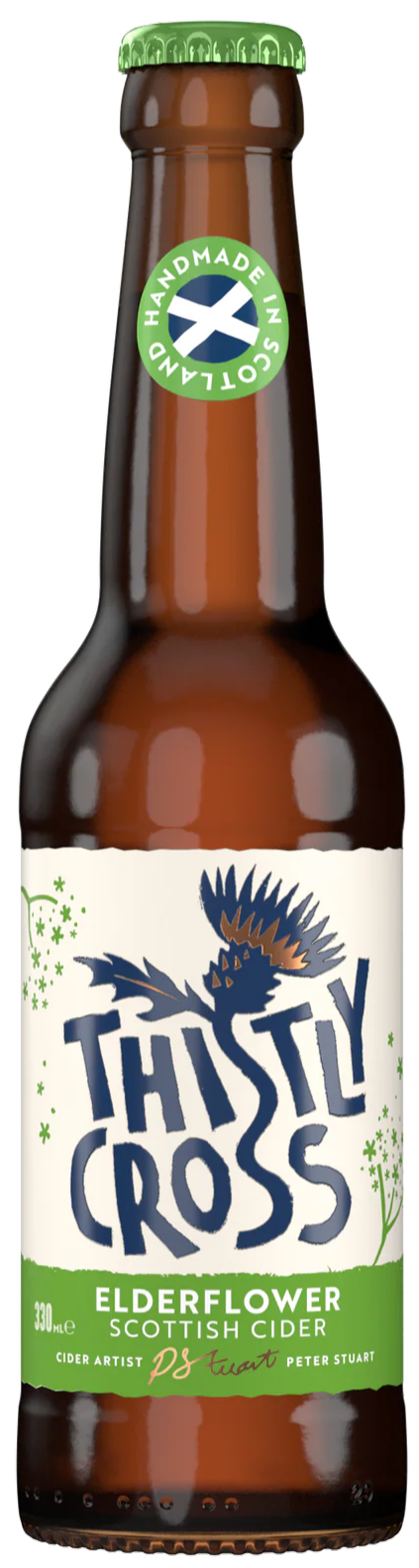 Thistly Cross Elderflower Sparkling Cider 0.33, fles