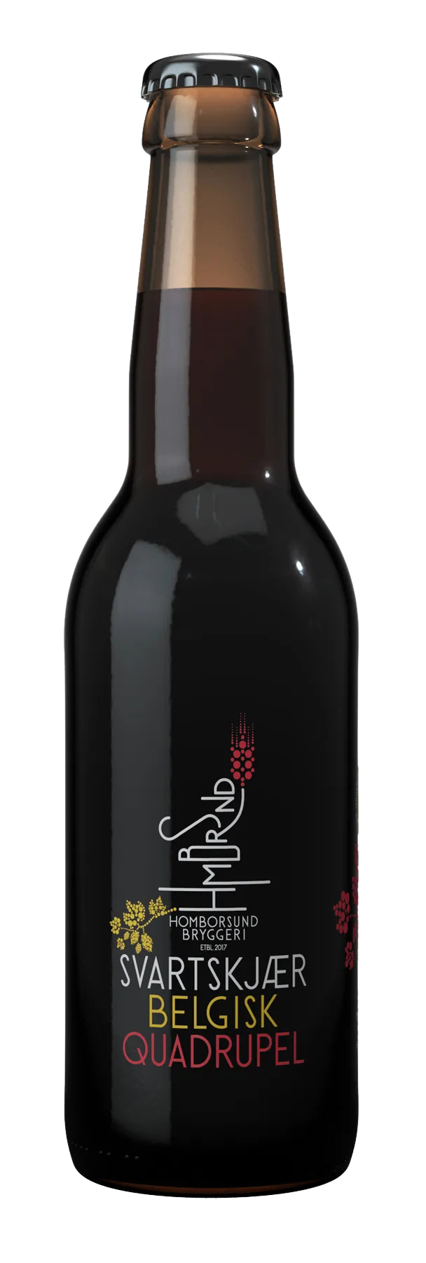 Qvart & Homborsund Svartkjaer Quadrupel, fles