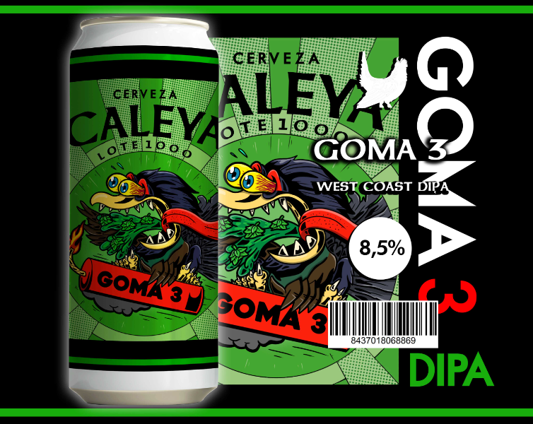 Caleya Goma 3, fles