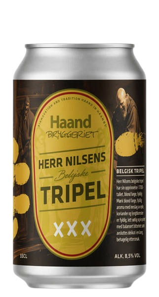 Haand Her Nilsens Tripel, fles
