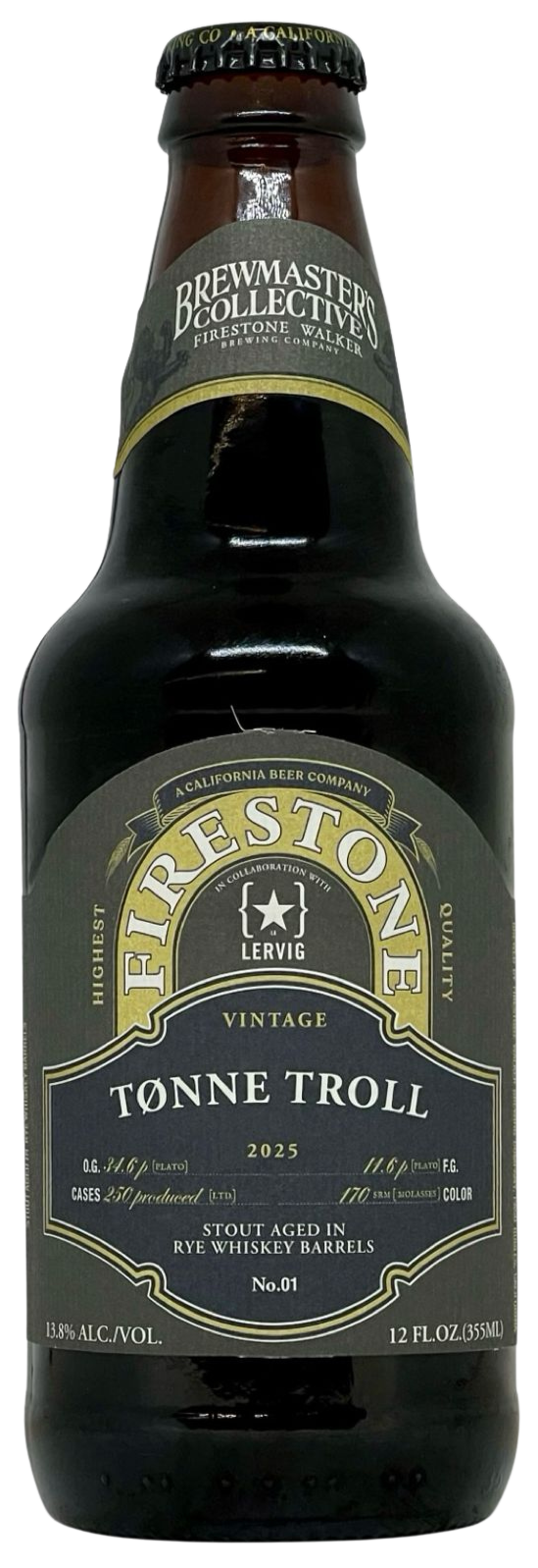 Firestone Walker Brewing Company Tønne Troll (2025), fles