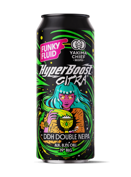 Funky FLuid Hyperboost Citra (collab Yakima Chief), fles