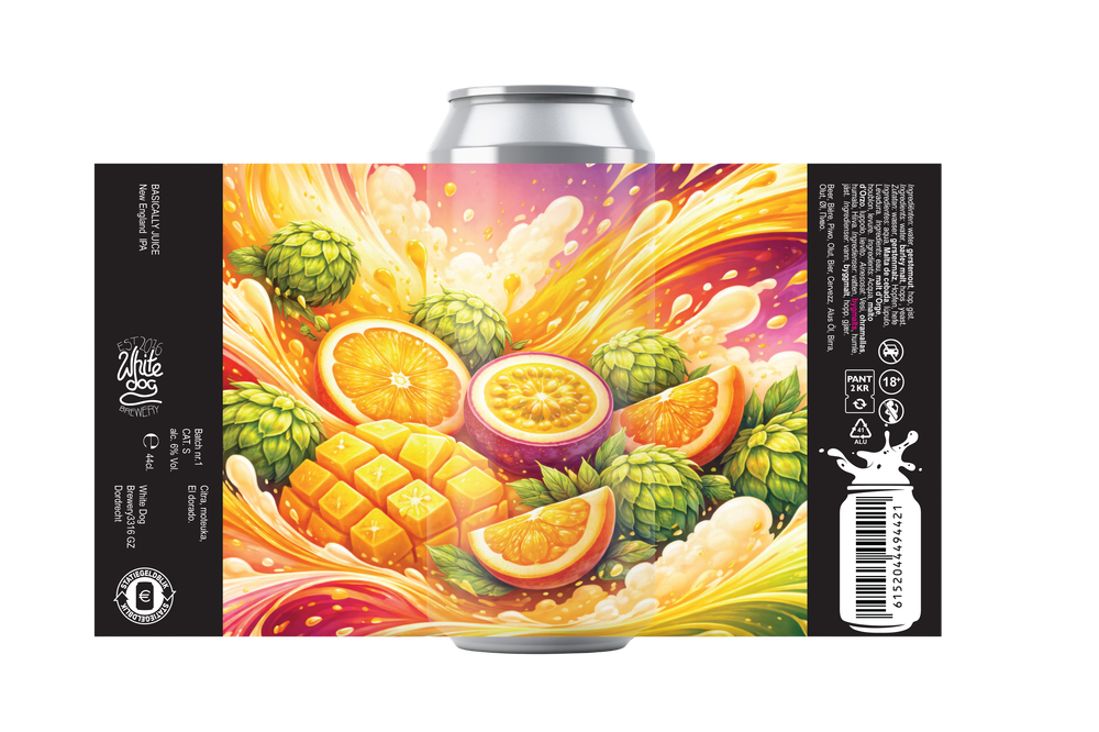 White Dog Basically Juice V2, fles