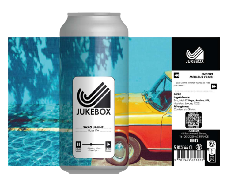 Jukebox Saxo Jaune, fles