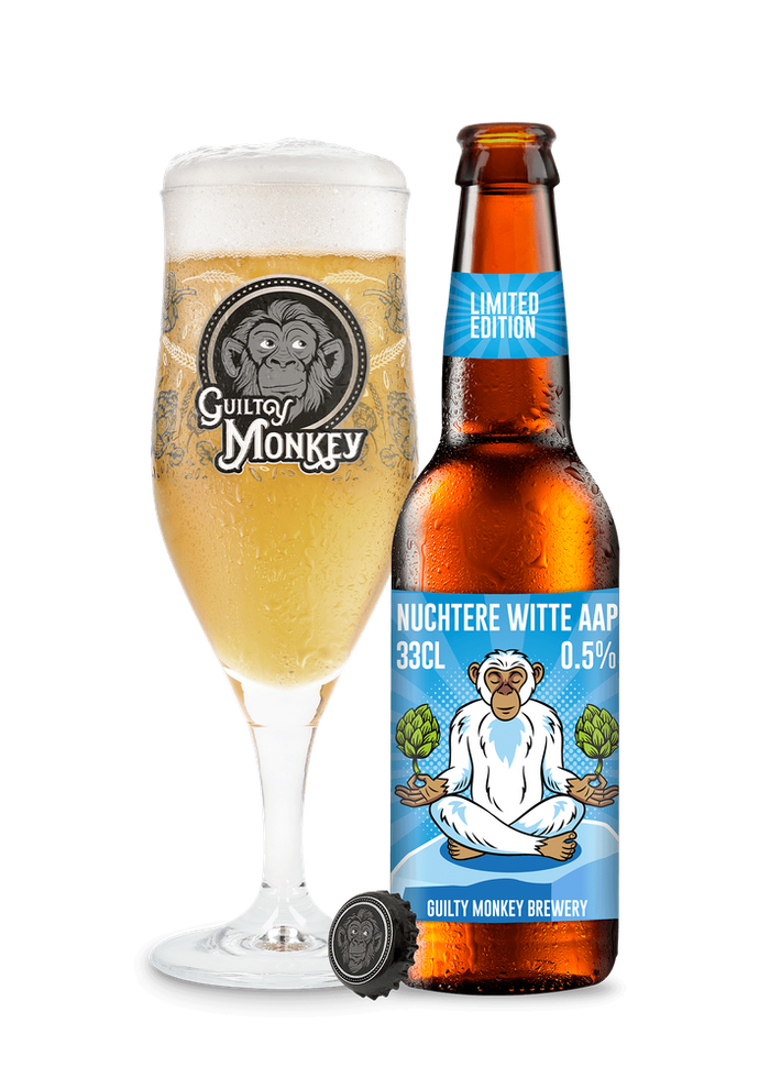Guilty Monkey Nuchtere Witte Aap (Non Alc)