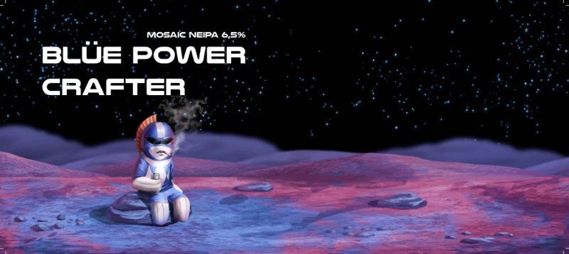 Lobik Blue Power Crafter, fles