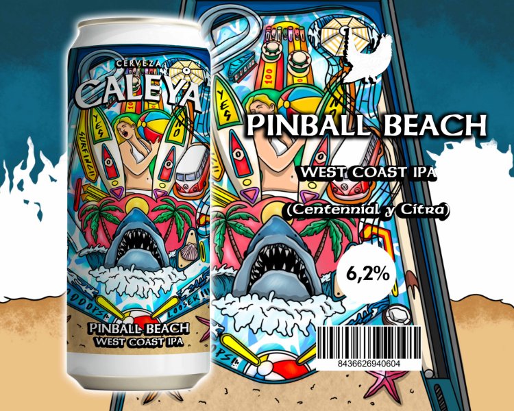 Caleya Pinball Beach, fles