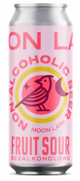 Moon Lark Non-alcoholic Fruit Beer, fles